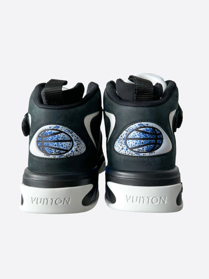 Louis Vuitton Black & Blue Trainer 2 Sneaker