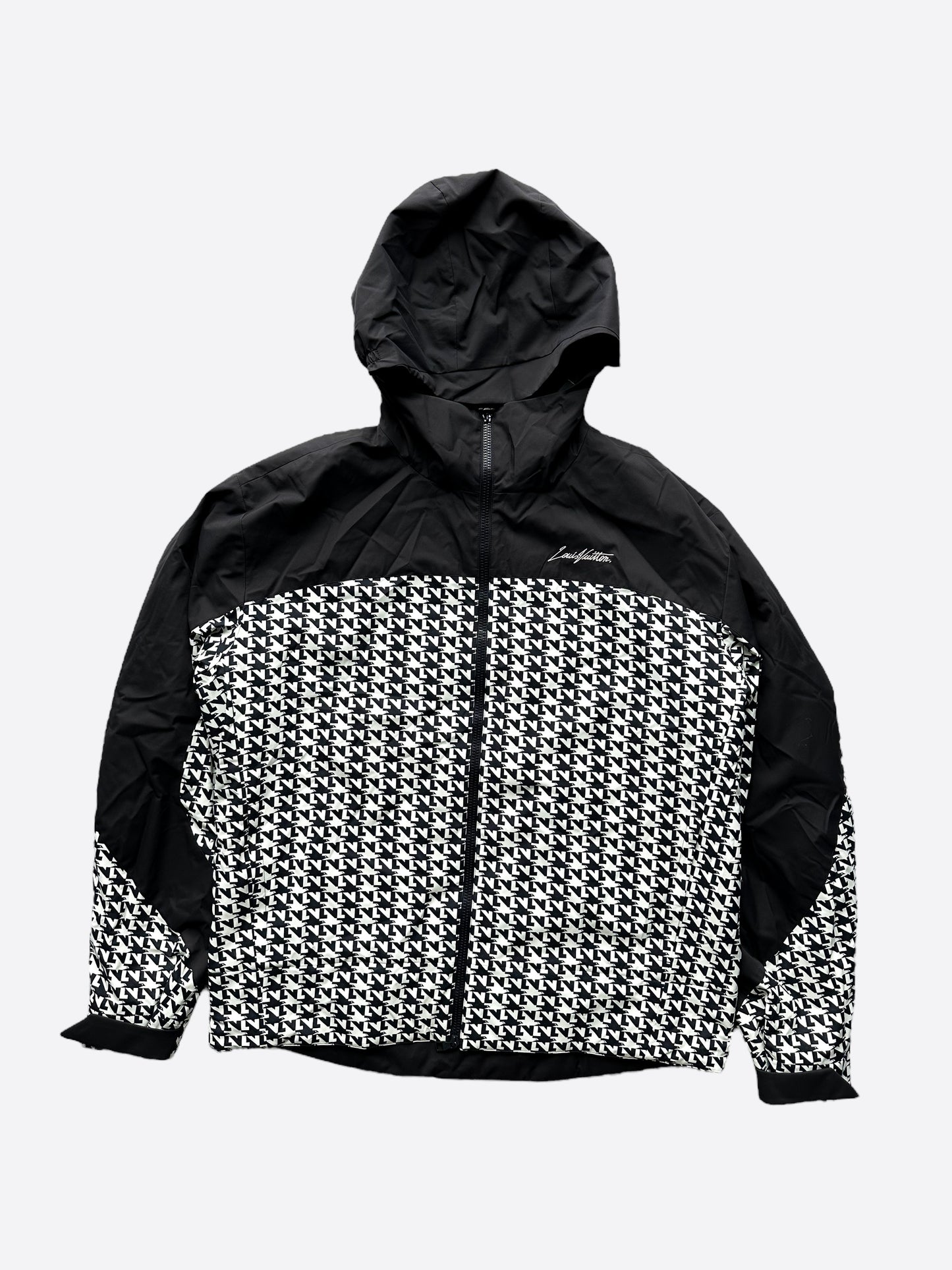 Louis Vuitton Black Monogram Fleece Zip Up Jacket – Savonches