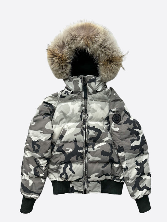 Canada Goose Snow Camo Savona Black Label Women's Jacket