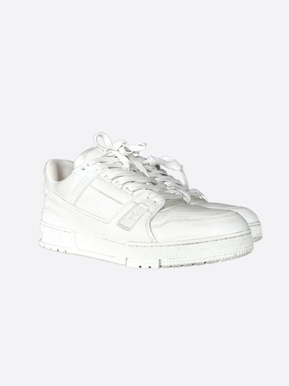 Louis Vuitton White Leather Trainers