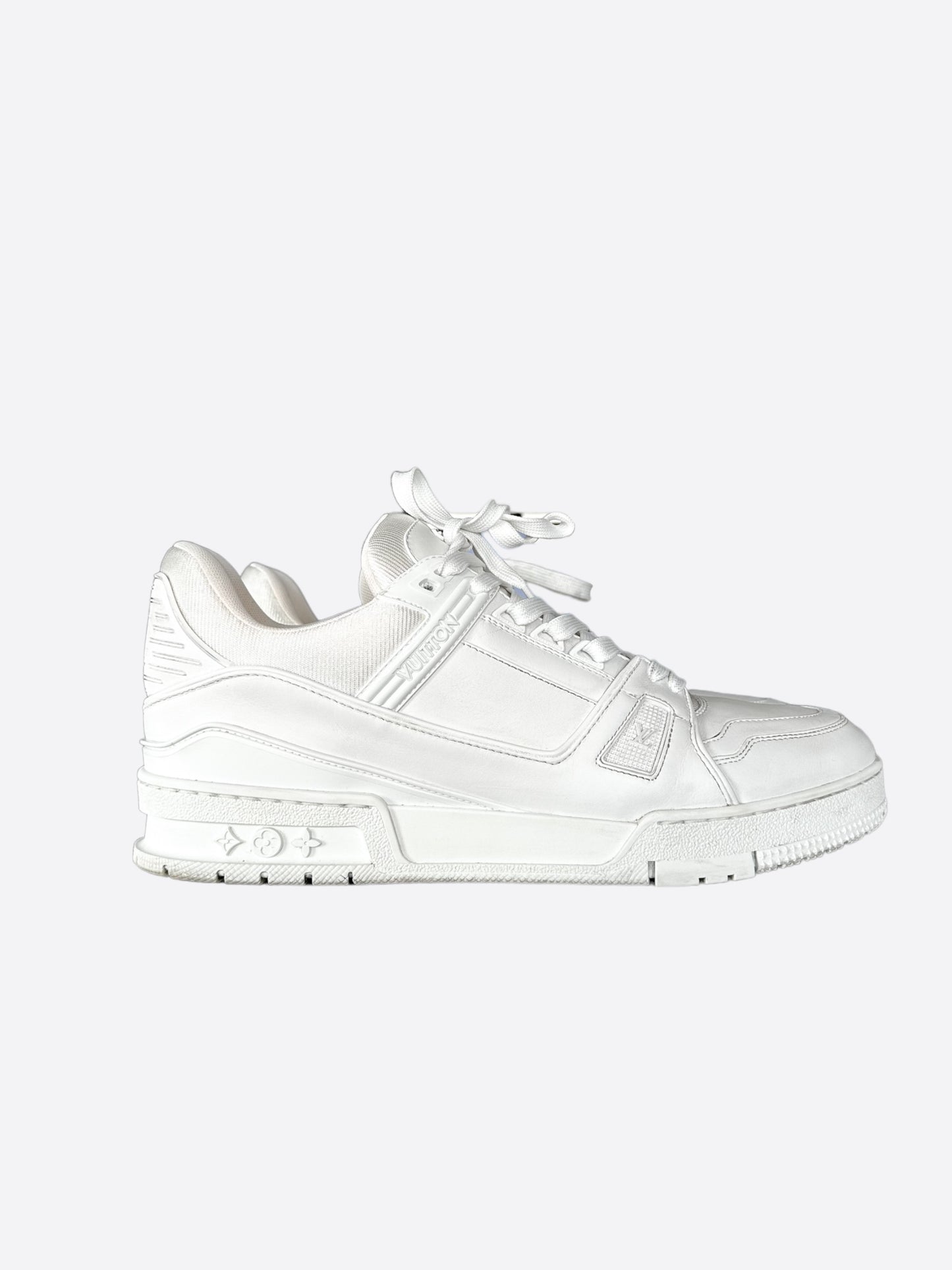 Louis Vuitton White Leather Trainers