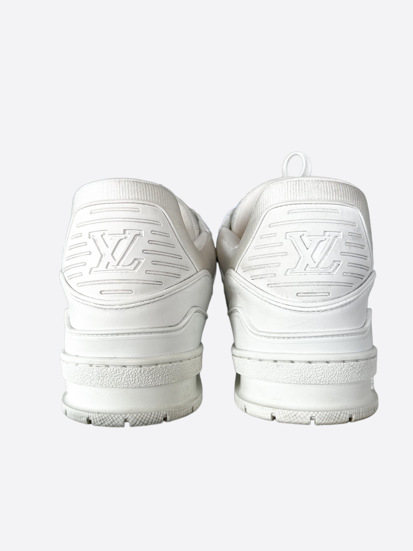 Louis Vuitton White Leather Trainers