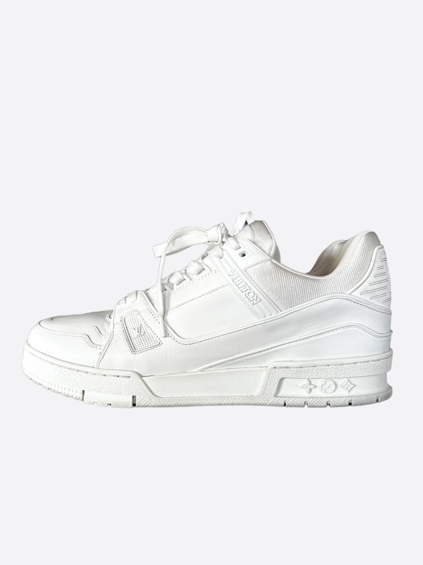 Louis Vuitton White Leather Trainers