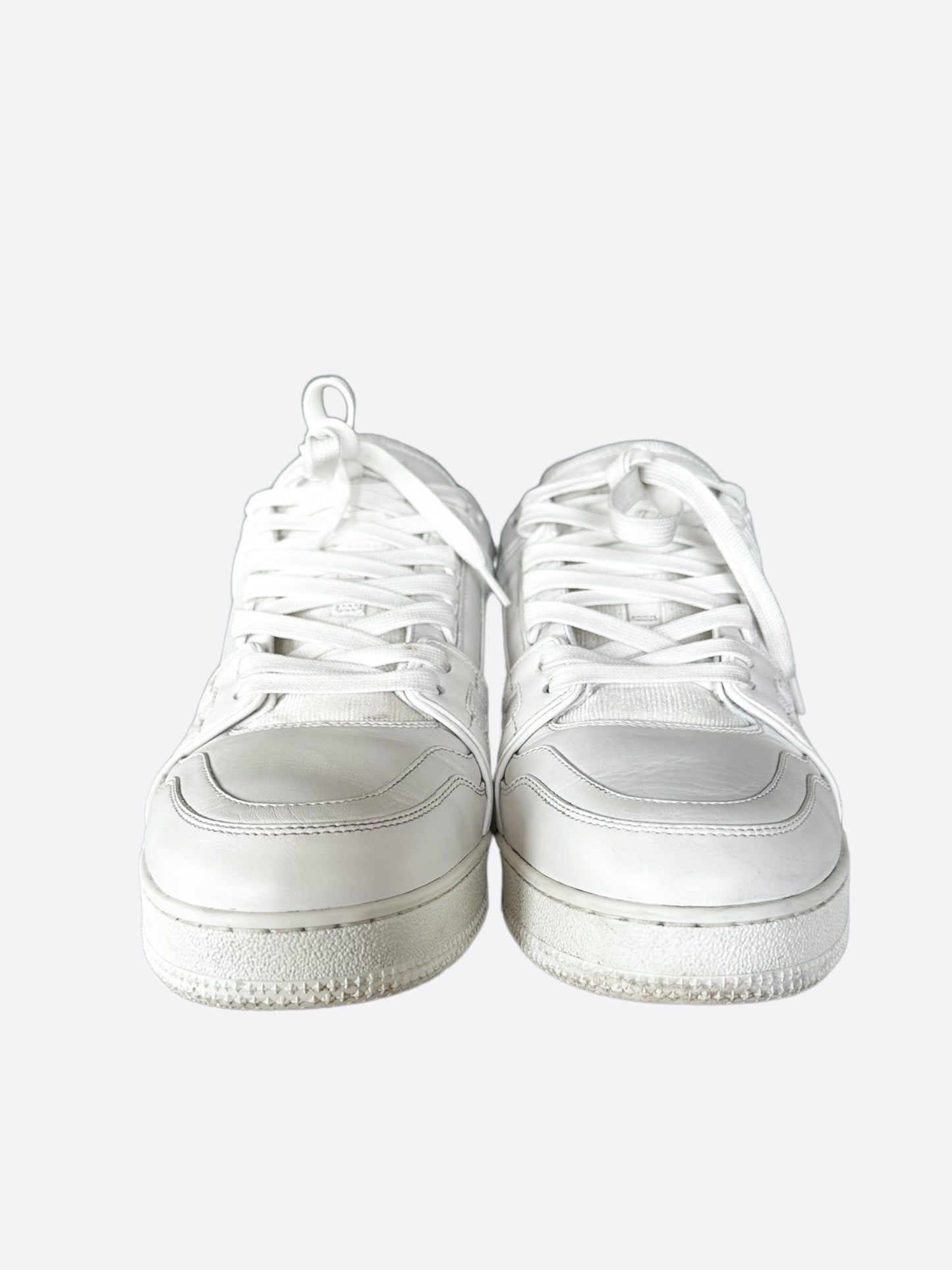 Louis Vuitton White Leather Trainers