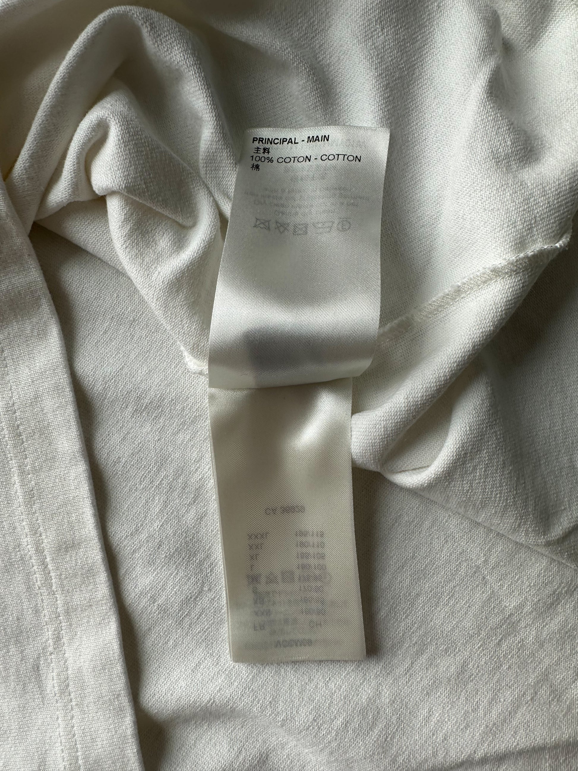 Louis Vuitton x Nigo Mock Neck T-Shirt in White Cotton ref.958020