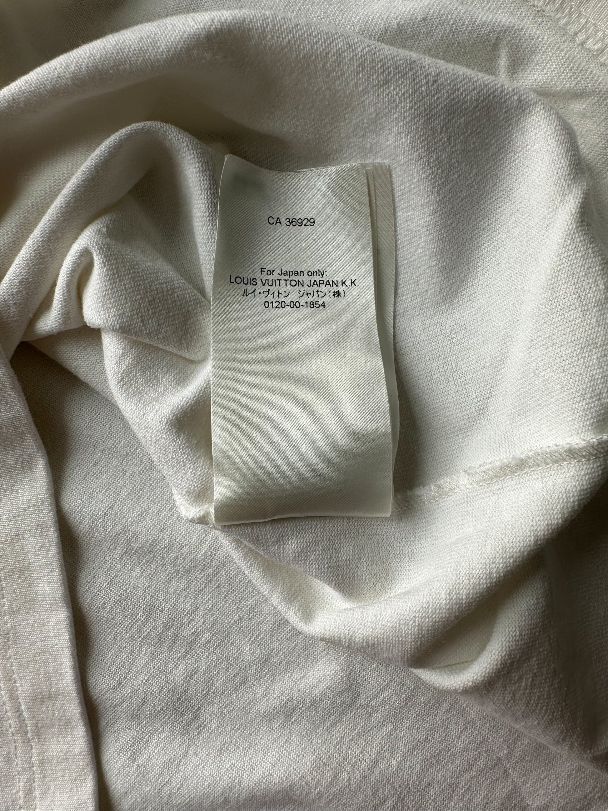 Louis Vuitton x Nigo Mock Neck T-Shirt in White Cotton ref.958020 - Joli  Closet