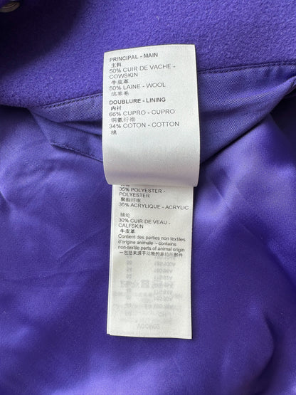 Louis Vuitton Purple & White Frog Varsity Jacket