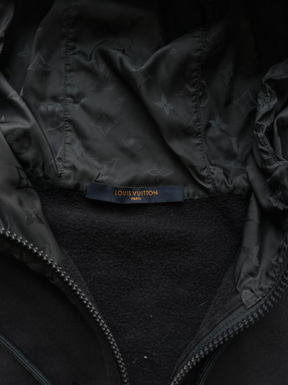 Louis Vuitton Black Monogram Zip Up Hoodie