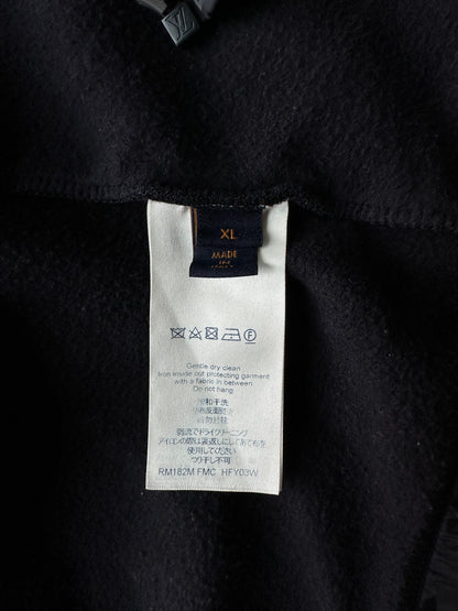 Louis Vuitton Black Monogram Zip Up Hoodie