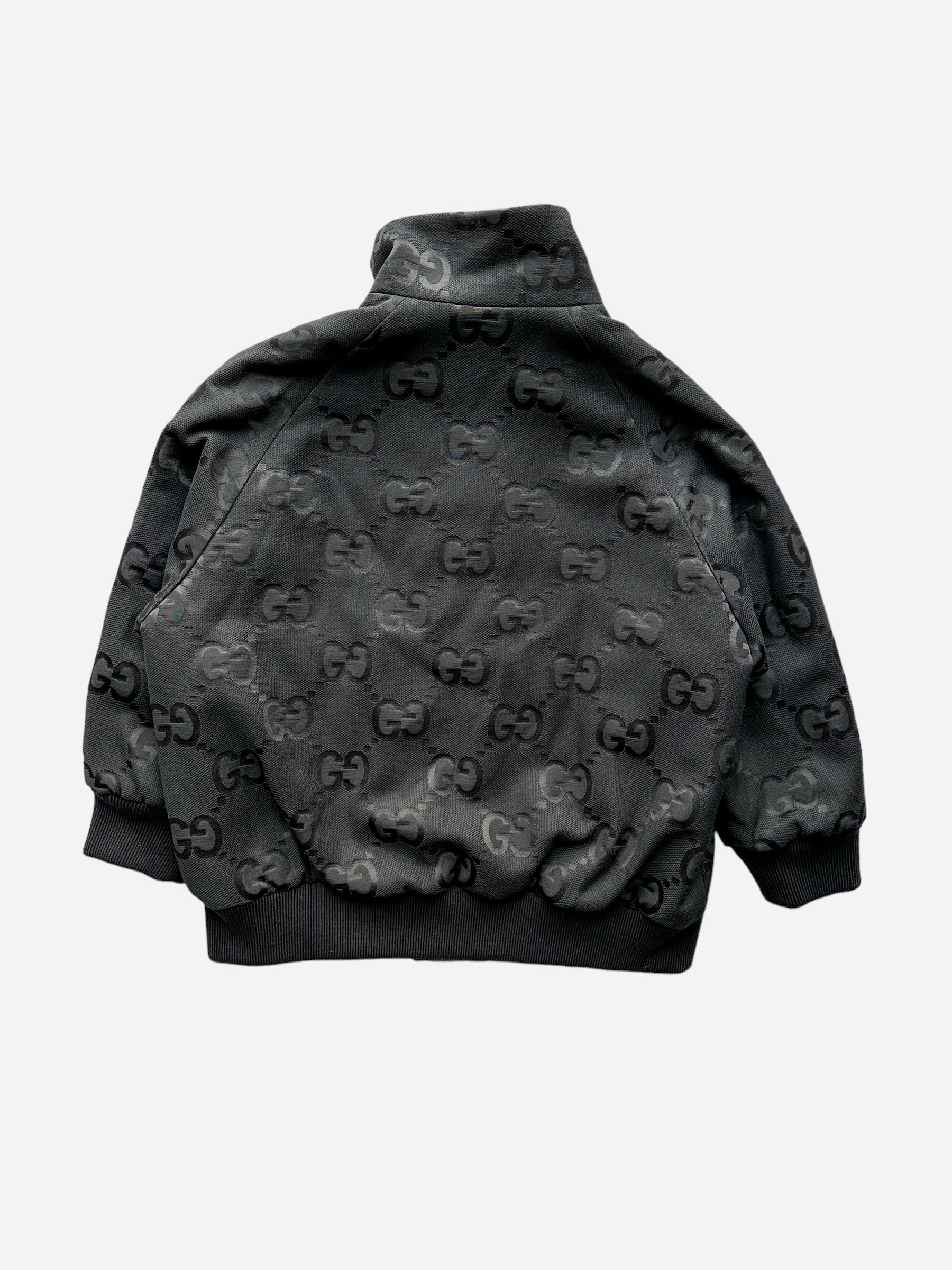 Gucci Black Monogram Jacquard Puffer Jacket – Savonches