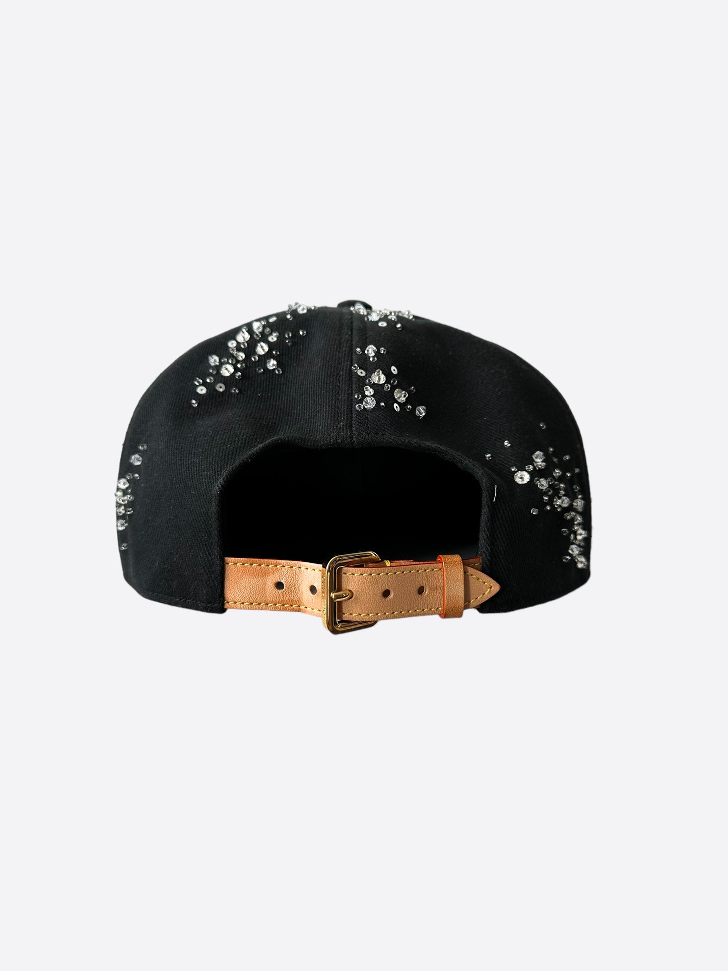 Louis Vuitton Black LV Script Crystals Hat – Savonches