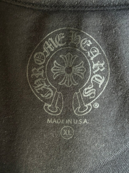 Chrome Hearts Black Multicolor Horseshoe Logo T-Shirt