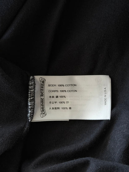 Chrome Hearts Black Multicolor Horseshoe Logo T-Shirt