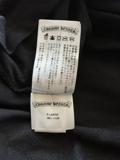 Chrome Hearts Black Multicolor Horseshoe Logo T-Shirt