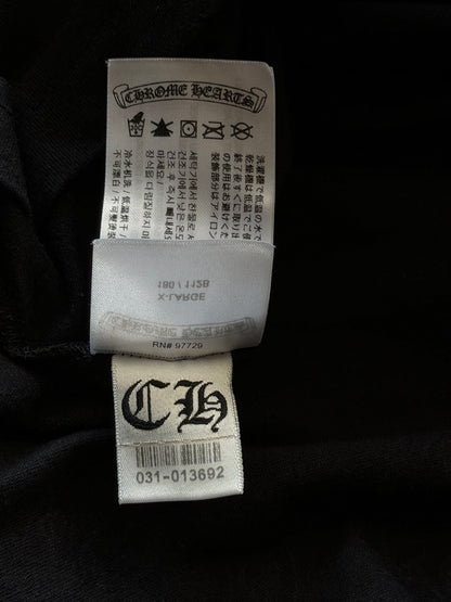 Chrome Hearts Black Multicolor Horseshoe Logo T-Shirt