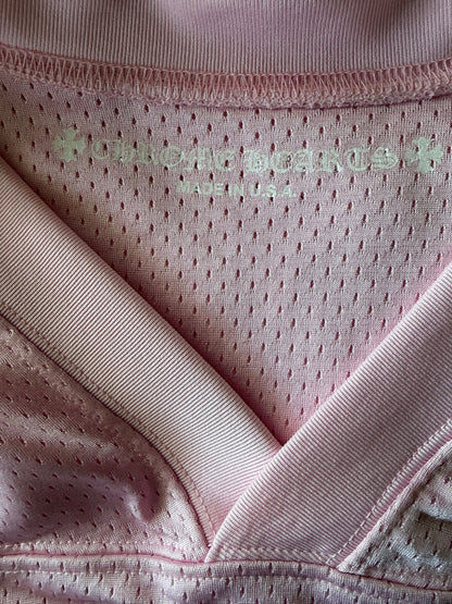 Chrome Hearts Pink & White ‘Love You’ Mesh Longsleeve Jersey