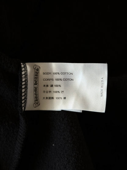 Chrome Hearts Black & White Osaka Horseshoe Logo Hoodie