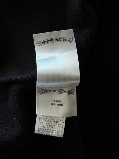Chrome Hearts Black & White Osaka Horseshoe Logo Hoodie