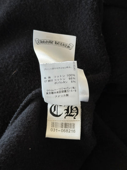 Chrome Hearts Black & White Osaka Horseshoe Logo Hoodie