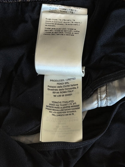 Fendi Brown & Black Monogram Swimshorts