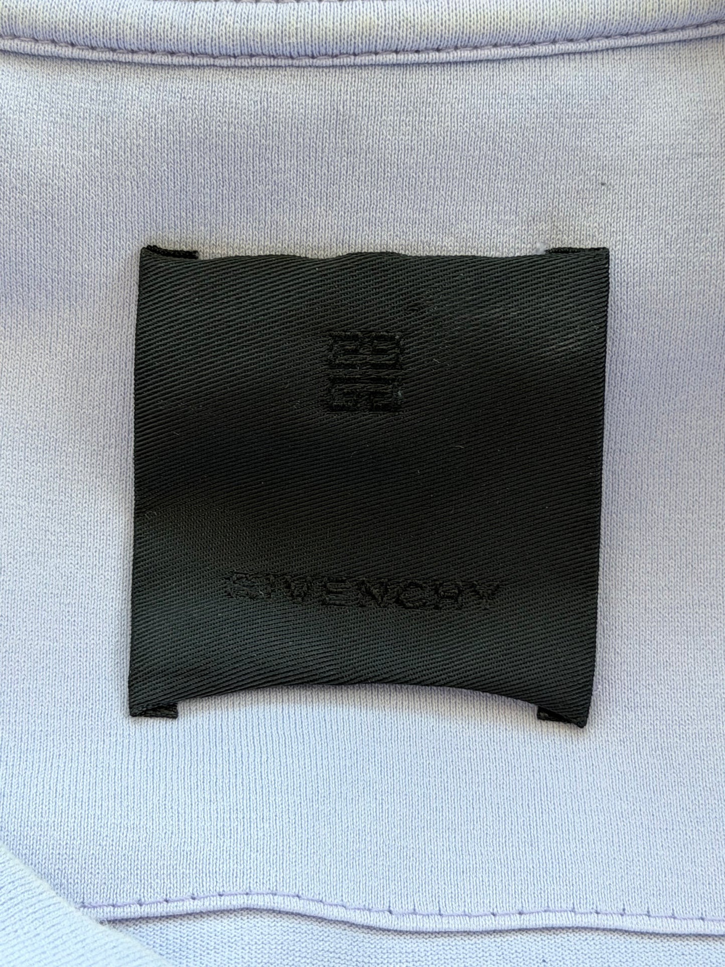 Givenchy Purple & Black Barb Wire Logo T-Shirt