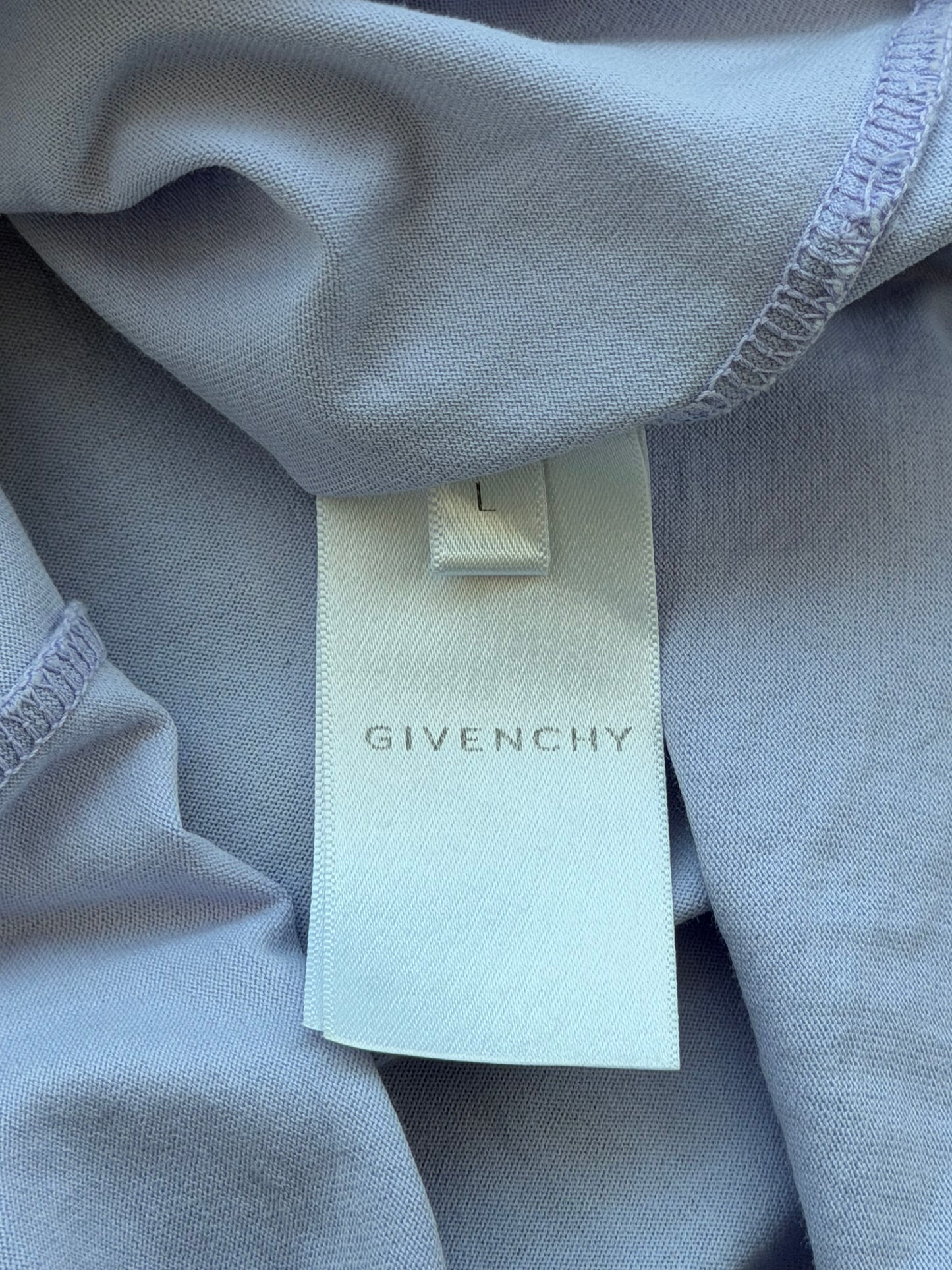 Givenchy Purple & Black Barb Wire Logo T-Shirt