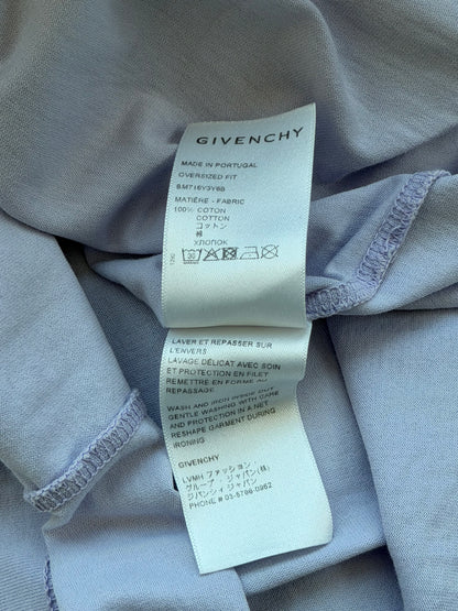 Givenchy Purple & Black Barb Wire Logo T-Shirt