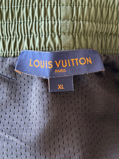 Louis Vuitton Olive Monogram Swim Shorts