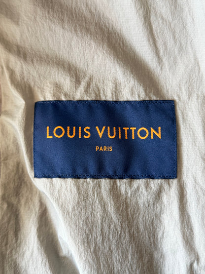 Louis Vuitton Grey Monogram Organza Padded Jacket