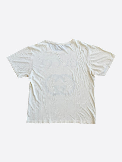 Gucci White & Black Interlocking GG Logo T-Shirt