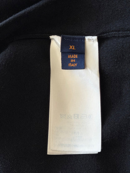 Louis Vuitton Black & White Maison Intarsia T-Shirt