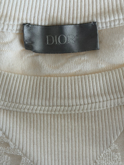 Dior White Oblique Towel T-Shirt