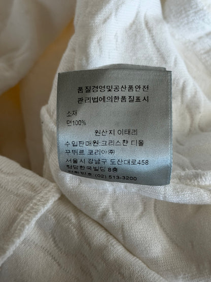 Dior White Oblique Towel T-Shirt