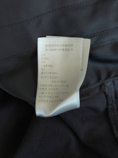 Dior Sacai Black Cotton & Nylon Embroidered Patch T-Shirt