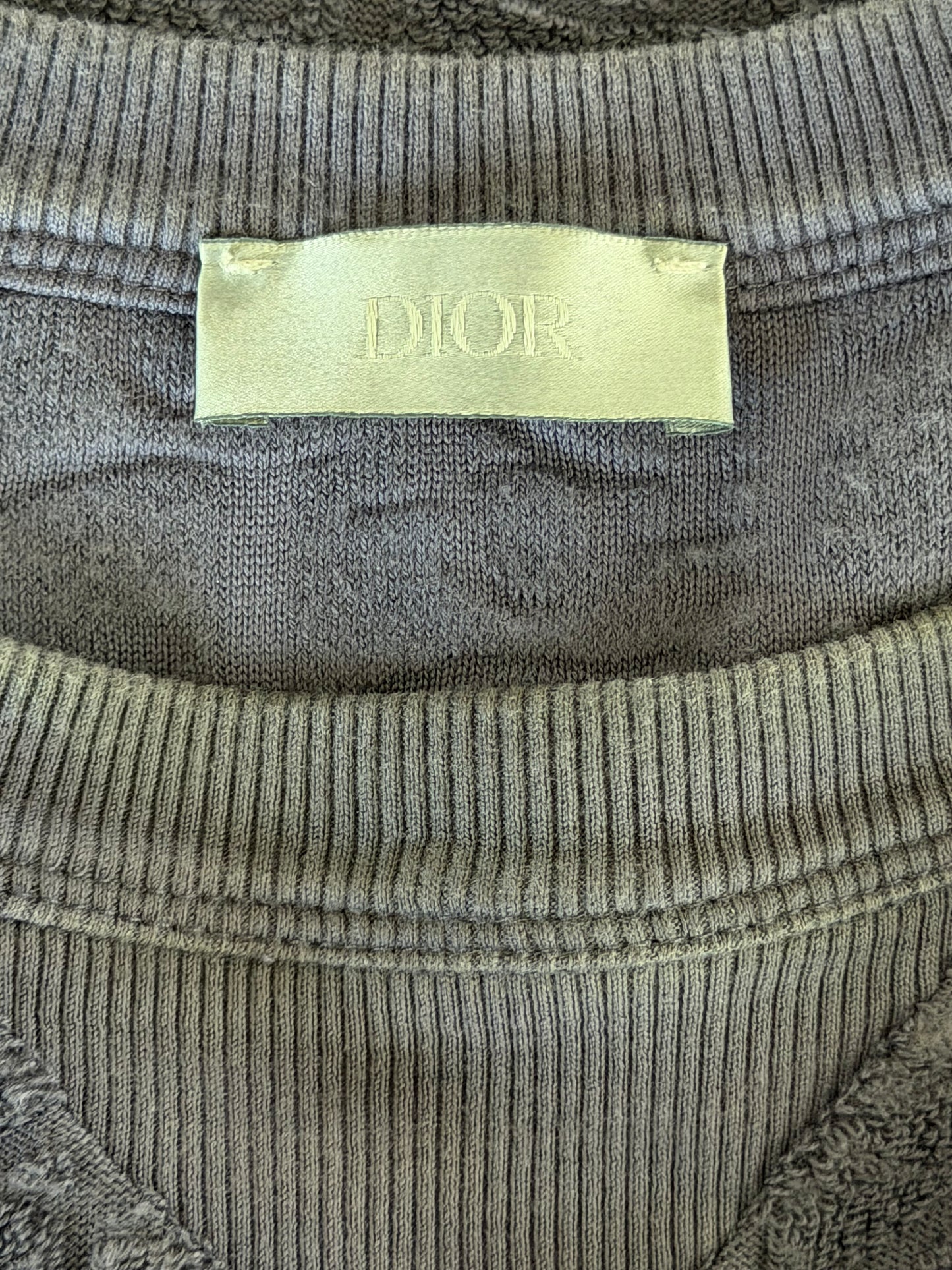 Dior Navy Oblique Towel T-Shirt