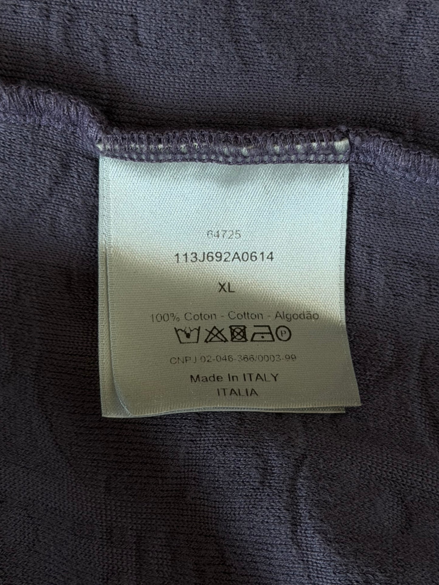 Dior Navy Oblique Towel T-Shirt