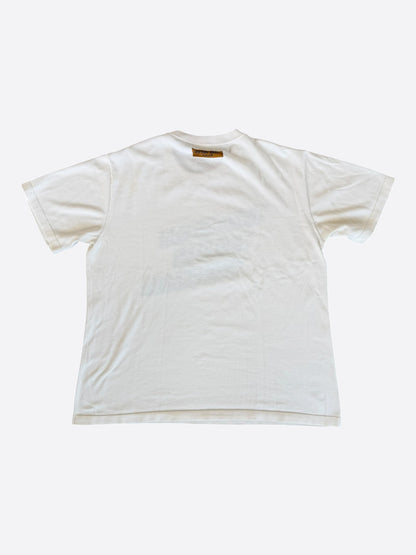 Louis Vuitton White & Green Maison Intarsia T-Shirt