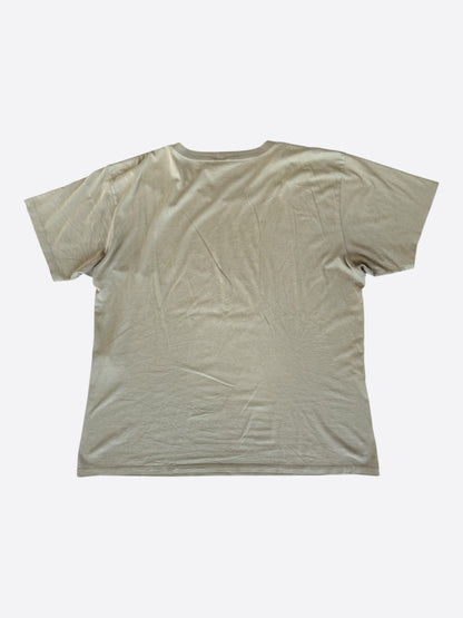 Celine Olive & Black Logo T-Shirt