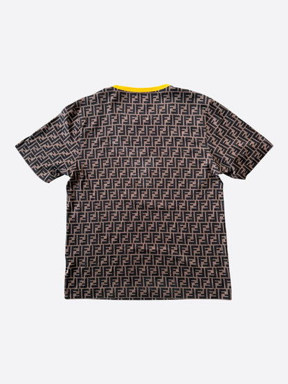 Fendi Brown & Black Monogram T-Shirt