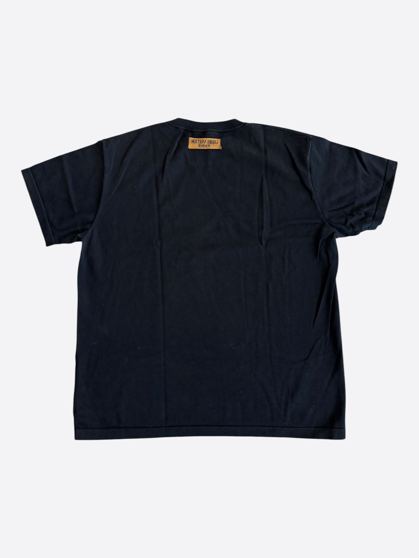 Louis Vuitton Black & White Maison Intarsia T-Shirt