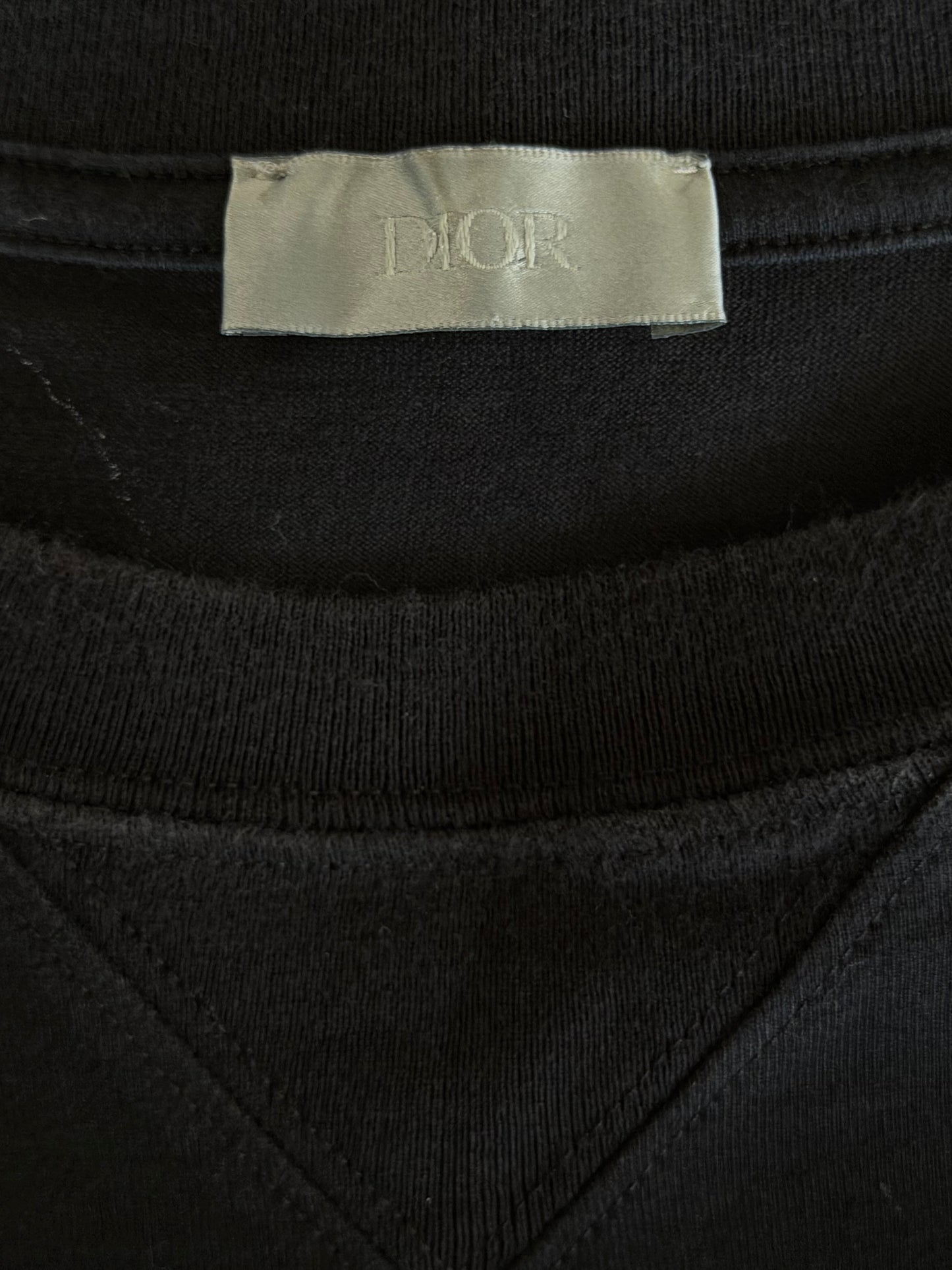 Dior Peter Doig Black & White Logo T-Shirt