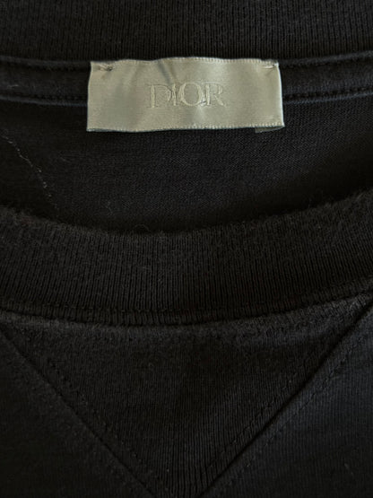 Dior Peter Doig Black & White Logo T-Shirt