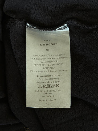Dior Peter Doig Black & White Logo T-Shirt