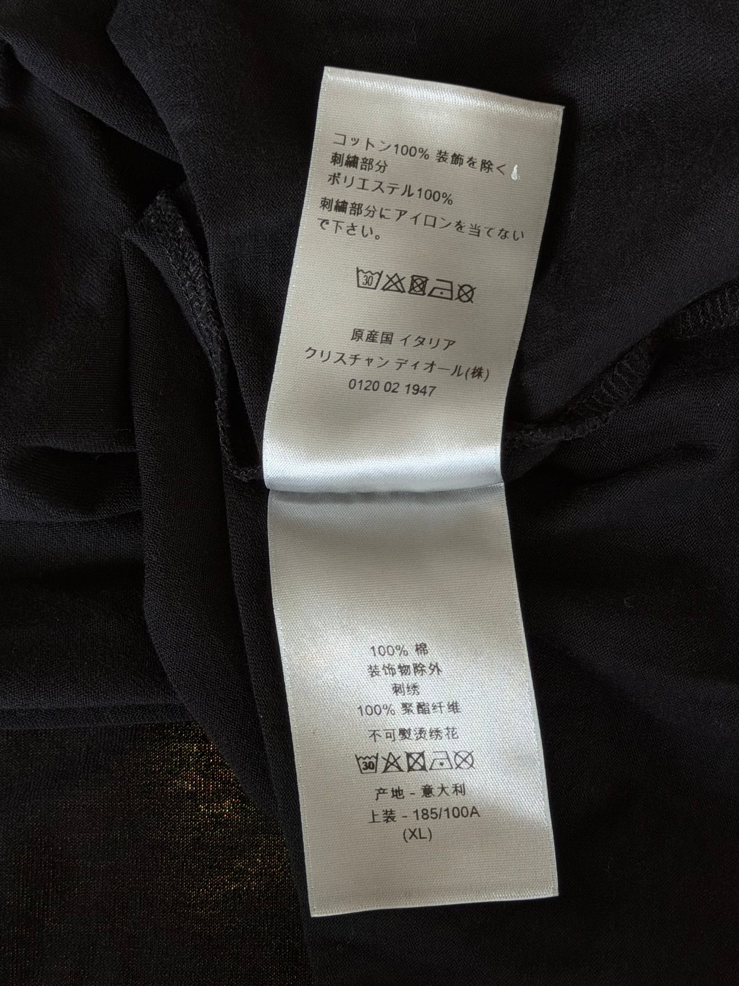 Dior Peter Doig Black & White Logo T-Shirt