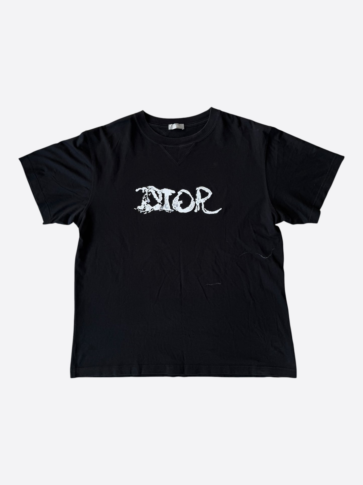 Dior Peter Doig Black & White Logo T-Shirt