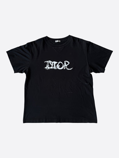 Dior Peter Doig Black & White Logo T-Shirt