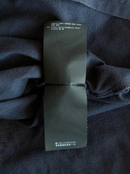 Balenciaga Navy Campaign Logo T-Shirt
