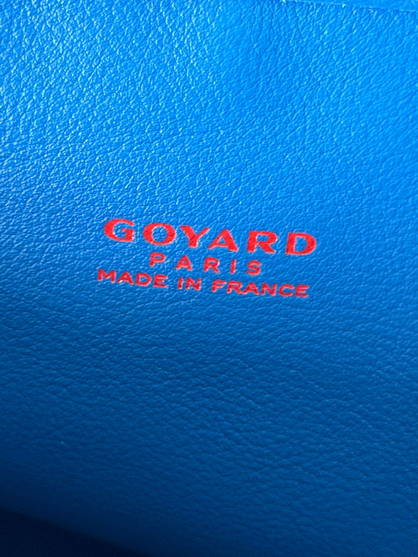 Goyard Blue Anjou Tote Bag