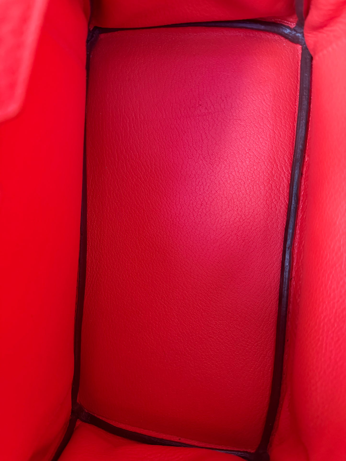Hermes Red Togo & Gold Hardware Birkin 25