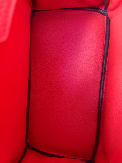 Hermes Red Togo & Gold Hardware Birkin 25